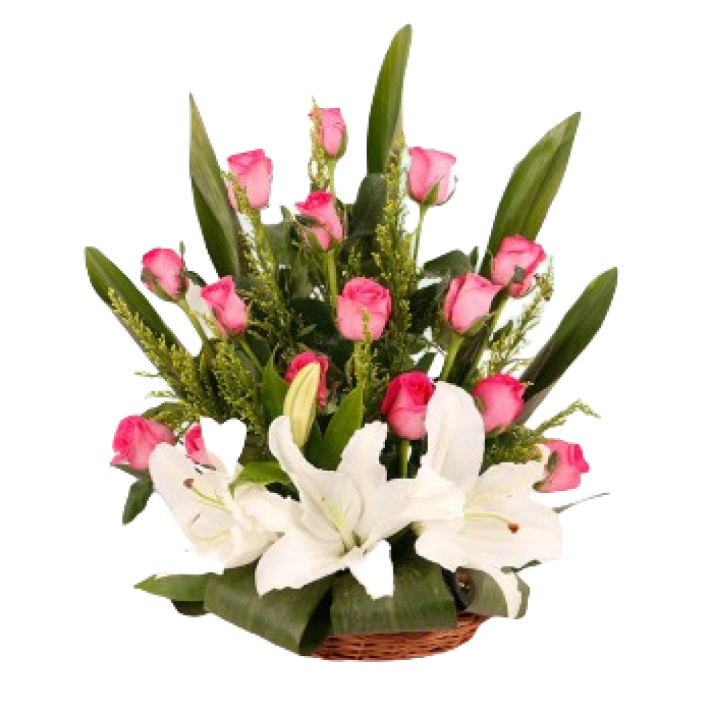 Asiatic Lilies Flower Arrangement