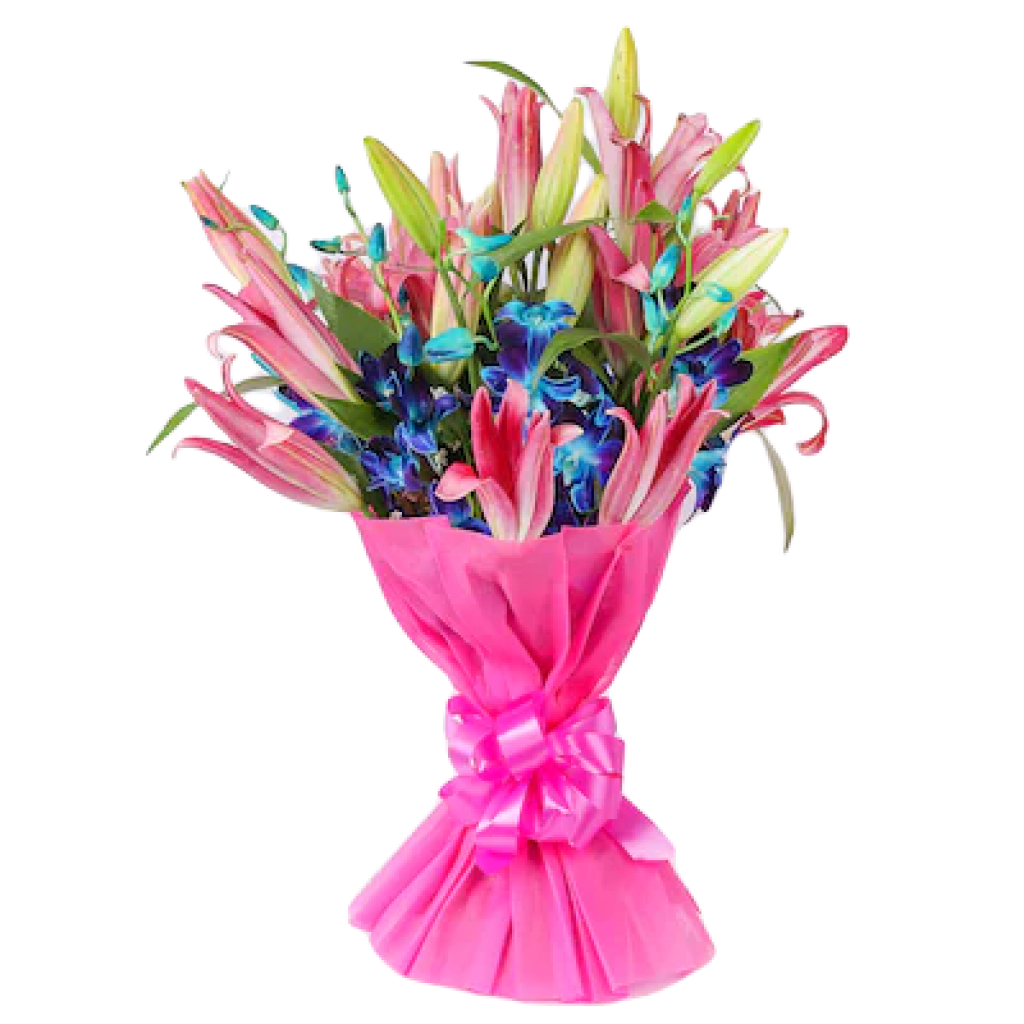 Women's Day Heavy Bouquet Lilies