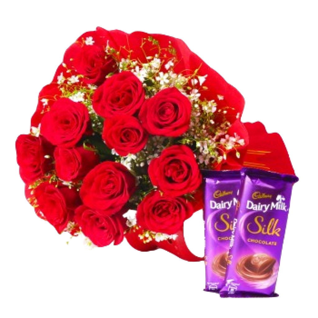 Love rose with dairy milk