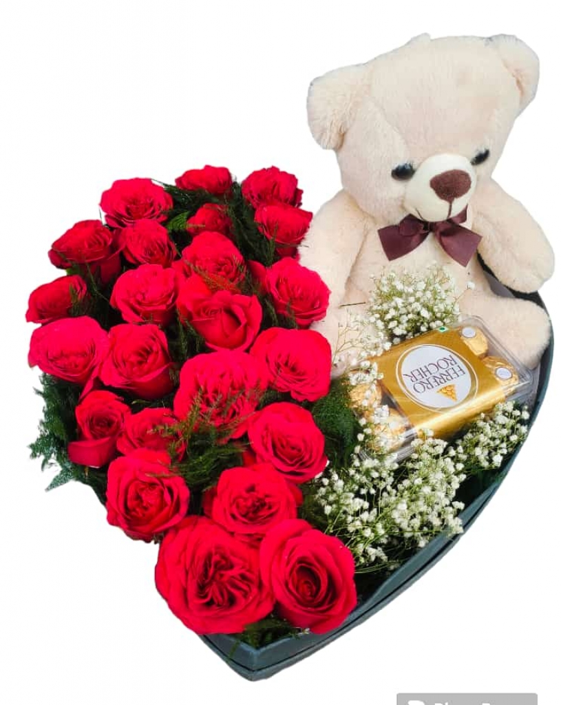 Valentine Day Flower Delivery Chocolate