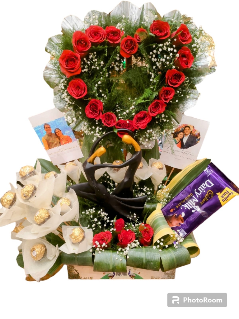 Valentine Day Flower Delivery Chocolate